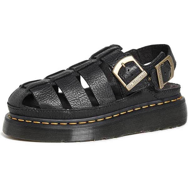 【Dr.Martens】 ★ MYLES ★ BLACK Dr. Martens Myles Platform Sandal - Women's - Free Shipping